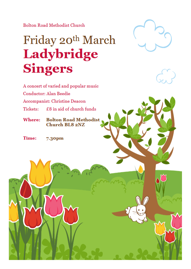 Ladybridge Choir Flyer