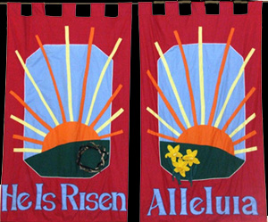 He is Risen Banner